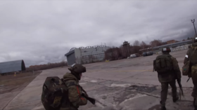 Russian MoD shows capture of Ukrainian airfield (VIDEO)