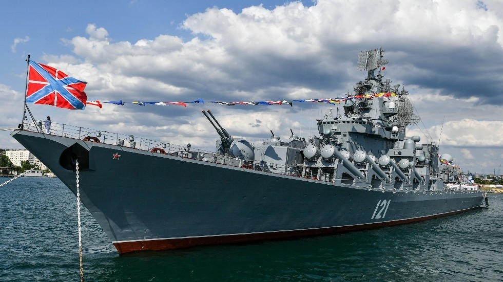 Fire aboard Russian warship contained