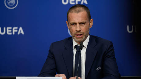 UEFA boss Aleksander Ceferin. © Kristian Skeie / UEFA via Getty Images