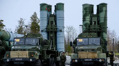 FILE PHOTO: S-300 air defense systems used by the Russian Armed Forces.