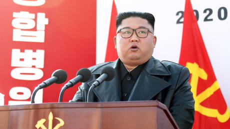 FILE PHOTO: North Korean leader Kim Jong-un visits a construction site in Pyongyang, March 17, 2020 © Getty Images