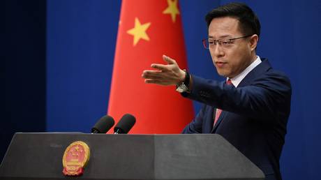 Chinese Foreign Ministry spokesperson Zhao Lijian © AFP / Greg Baker