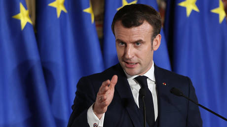 French President Emmanuel Macron © Marco Cantile / LightRocket via Getty Images