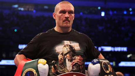 Ukrainian boxing star Oleksandr Usyk. © Julian Finney / Getty Images