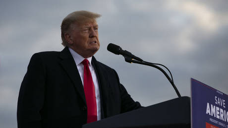 Trump slams Biden for US international role slide