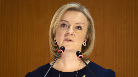 La ministre britannique des Affaires étrangères, Elizabeth Truss.  © AFP / SALVATORE DI NOLFI