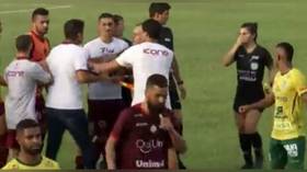 Brazilian coach fired after headbutting female official (VIDEO)