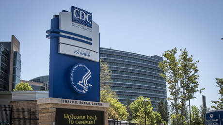 FILE PHOTO. A sign at the entrance to the Centers for Disease Control and Prevention, April 19, 2022, Atlanta.