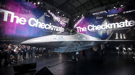FILE PHOTO. Presentation of the Checkmate at MAKS-2021 Moscow International Air show. ©Leonid Faerberg / SOPA Images / LightRocket via Getty Images