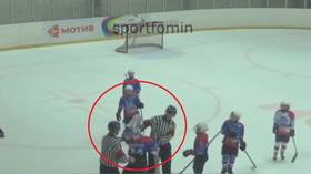 Russian hockey youngster violently attacks two officials (VIDEO)