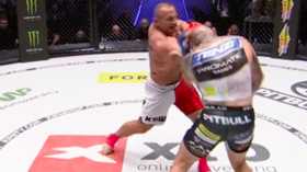 Strongman-Champion flacht Gegner im letzten MMA-Kampf ab (VIDEO)