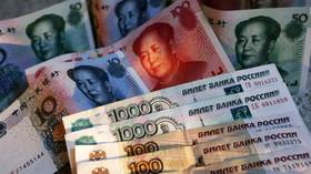 Ruble-yuan trade soars over 1,000%