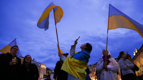 FILE PHOTO. People attend a Ukraine charity concert in Krakow, Poland. ©Beata Zawrzel / NurPhoto via Getty Images