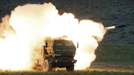 ФАЙЛ ФОТО.  Высокомобильная артиллерийская ракетная система (HIMARS).  © Тони Оверман/Олимпиец через AP