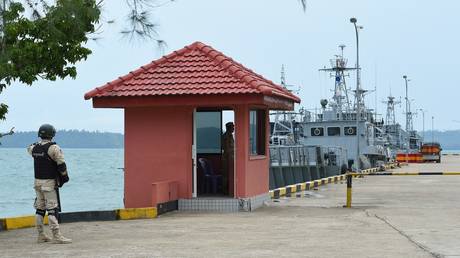 Ream Naval Base in Preah Sihanouk province of Cambodia. © AFP / Tamg Chhin Sothy