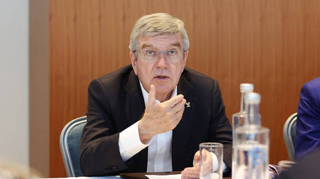 Thomas Bach questioned the UK tennis showpiece. © Mark Metcalfe / Getty Images