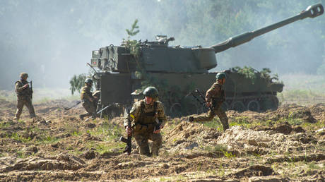 Ukrainian troops in Donbass. © AFP / Ukrainian armed forces