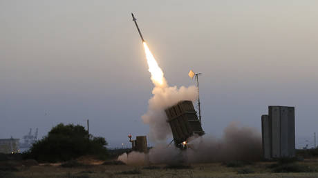 FILE PHOTO: Israeli Iron Dome air defense system