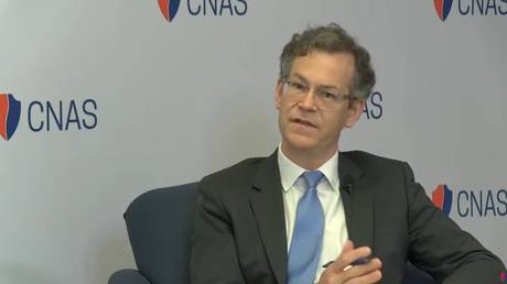 Undersecretary of defense for policy Colin Kahl speaks at CNAS, June 14, 2022