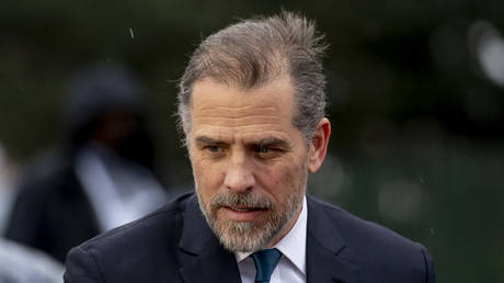 FILE PHOTO: Hunter Biden speaks to guests during the White House Easter Egg Roll on the South Lawn of the White House in Washington, DC, April 18, 2022 © AP / Andrew Harnik