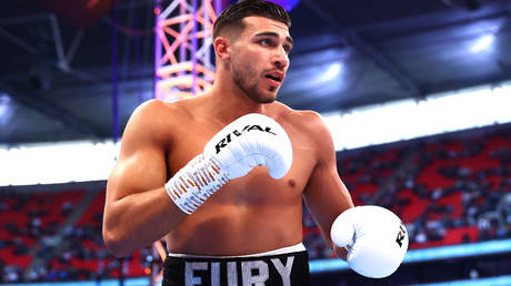Tommy Fury says he was denied a flight to America. © Mikey Williams / Top Rank Inc via Getty Images