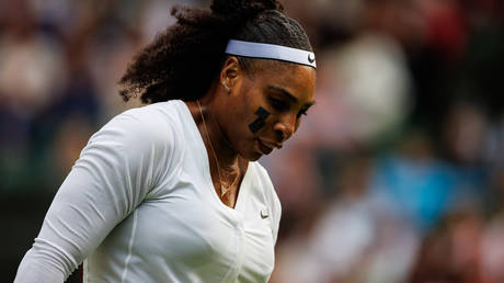 Williams was beaten on her return to action at SW19. © Frey/TPN / Getty Images
