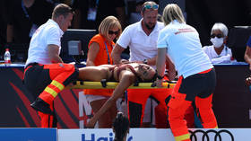 Swimmer dramatically saved by coach after passing out underwater