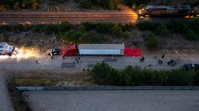 46 people found dead in truck in Texas