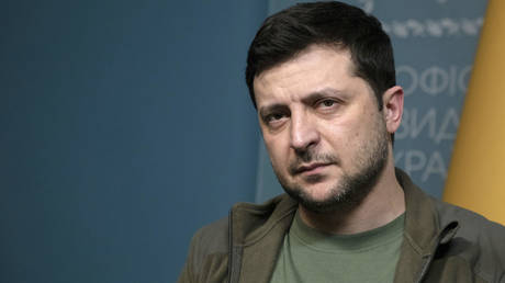 Volodymyr Zelensky wants world sport to take a tough line on Russia. © Laurent Van der Stockt for Le Monde / Getty Images