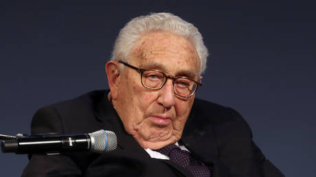 FILE PHOTO. Henry Kissinger in 2020. ©Adam Berry / Getty Images
