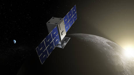 Illustration of NASA's Capstone moon probe