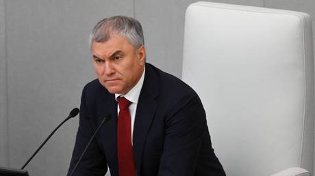 Presidente de la Duma Estatal Vyacheslav Volodin.