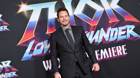 Pratt stars in Marvel's latest Thor offering, but took heat from a UFC champion. © Axelle / Bauer-Griffin / FilmMagic