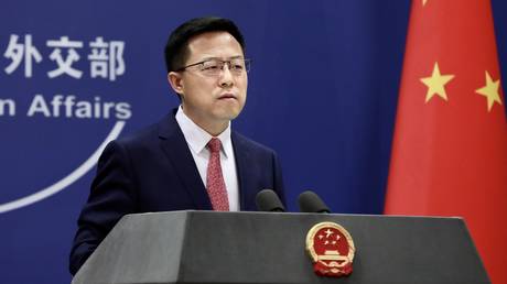 Chinese Foreign Ministry spokesman Zhao Lijian.