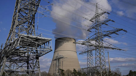 A nuclear power plant in Lingen, Germany, March 18, 2022 © AP / Martin Meissner