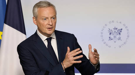 French Finance Minister Bruno Le Maire, Paris on July 7, 2022. © Ludovic Marin / AFP