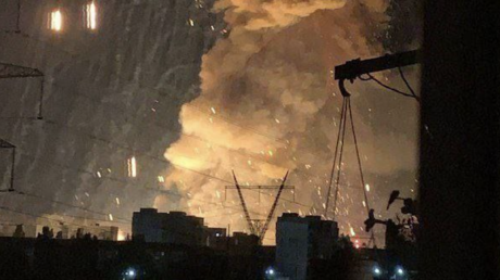 Explosion in Novaya Kakhovka