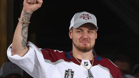 Staying put: Valeri Nichushkin has re-signed with the Avs. © Matthew Stockman / Getty Images