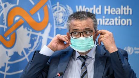 FILE PHOTO: Tedros Adhanom Ghebreyesus attends a press conference at the WHO headquarters in Geneva, Switzerland, December 20, 2021 © AP / Fabrice Coffrini
