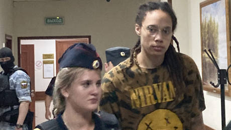 Griner was back in a Russian court on Friday. © AP / Jim Heintz