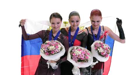 Teen skating queens: Shcherbakova, Valieva and Trusova. © RIA / Alexander Vilf