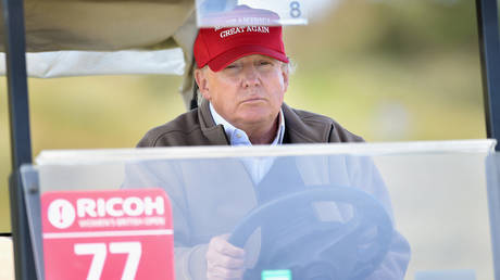 Golf-mad Trump owns an array of courses. © Jeff J Mitchell / Getty Images
