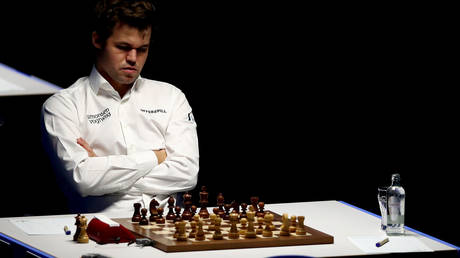 Carlsen declined to face his Russian rival. © Dean Mouhtaropoulos / Getty Images