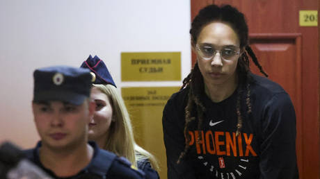 Griner addressed the court on Wednesday. © Evgenia Novozhenina / AP