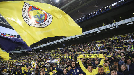 Fenerbahce fans are under UEFA scrutiny. © Serhat Cagdas / Anadolu Agency via Getty Images