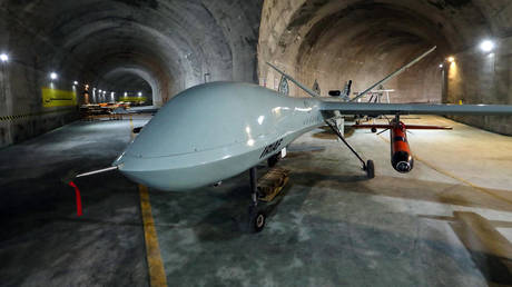 FILE PHOTO: An underground drone base is seen at an undisclosed location in Iran.