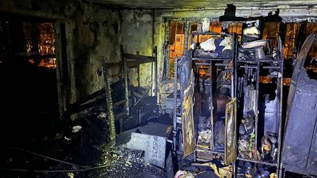 Eight killed in hostel fire