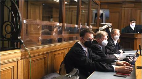 The trial of Vadim Krasikov in Berlin, Germany, 2021. © Mika Savolainen / Getty Images