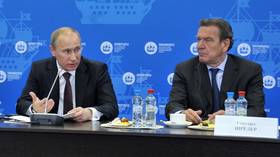 Defiant Schroeder will keep talking to Putin