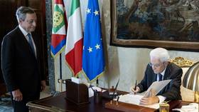 Le parlement italien dissous